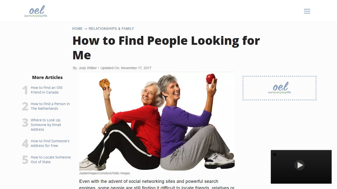 How to Find People Looking for Me | Our Everyday Life